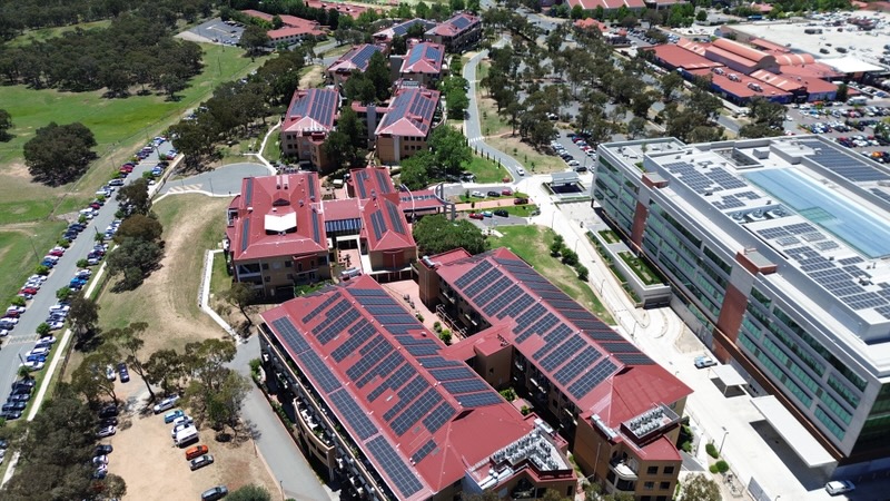 Aerial photograph of the LDK site